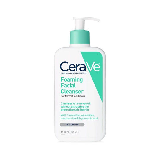 0 CeraVe Nettoyant Moussant pour Peaux Normales à Grasses 473 ml Cerave
