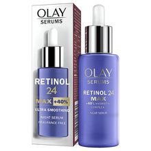 Charger l'image dans la galerie, 0 Olay Retinol 24 MAX avec 40 % plus de complexe de rétinol, sérum anti-âge avancé pour le visage OLAY