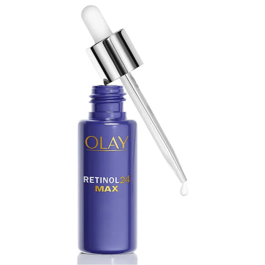 0 Olay Retinol 24 MAX avec 40 % plus de complexe de rétinol, sérum anti-âge avancé pour le visage OLAY