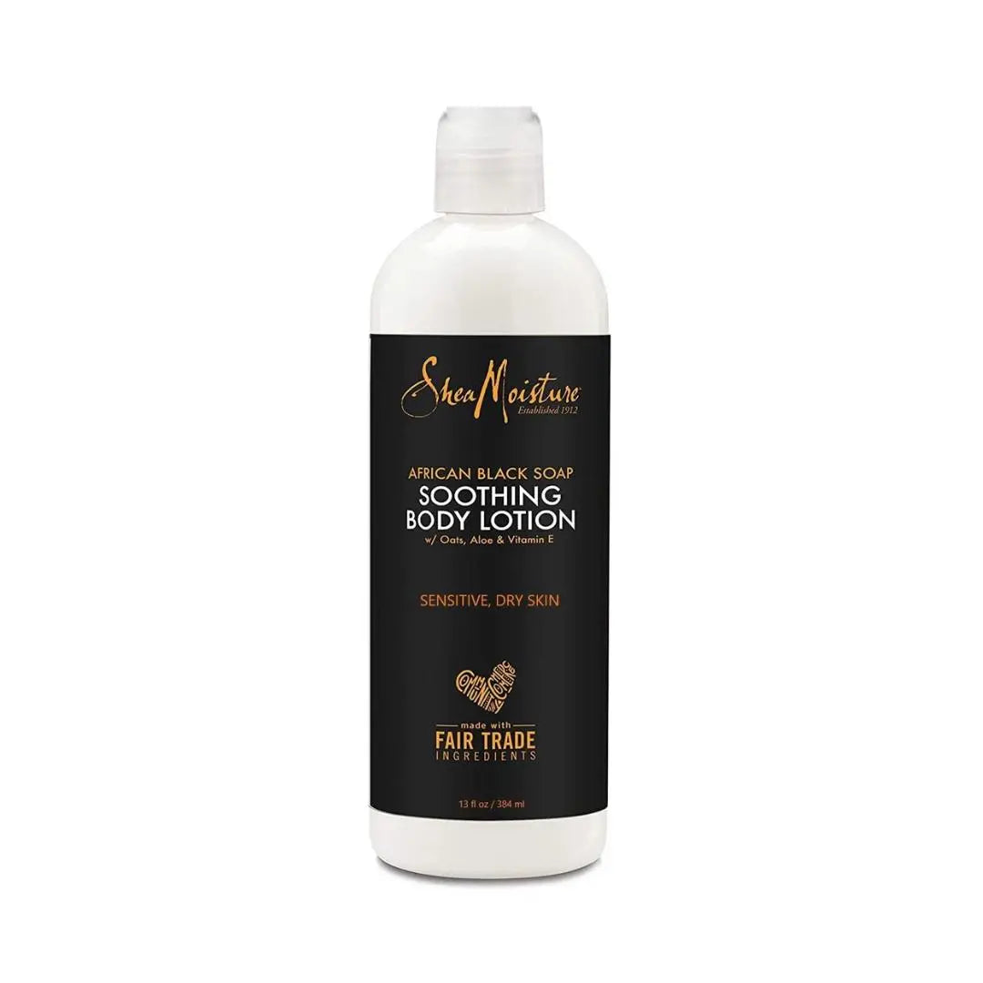 1 Lotion Pour Le Corps Shea Moisture African Black Soap 384 ml SHEA MOISTURE