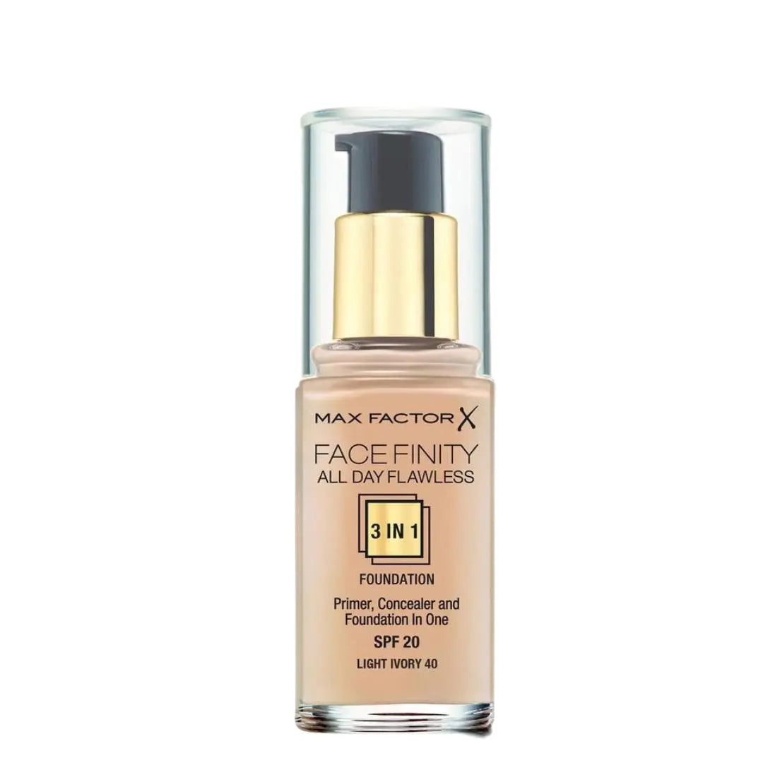 1 Max factor fond de teint 3 en 1 light ivoiry 40 max factor