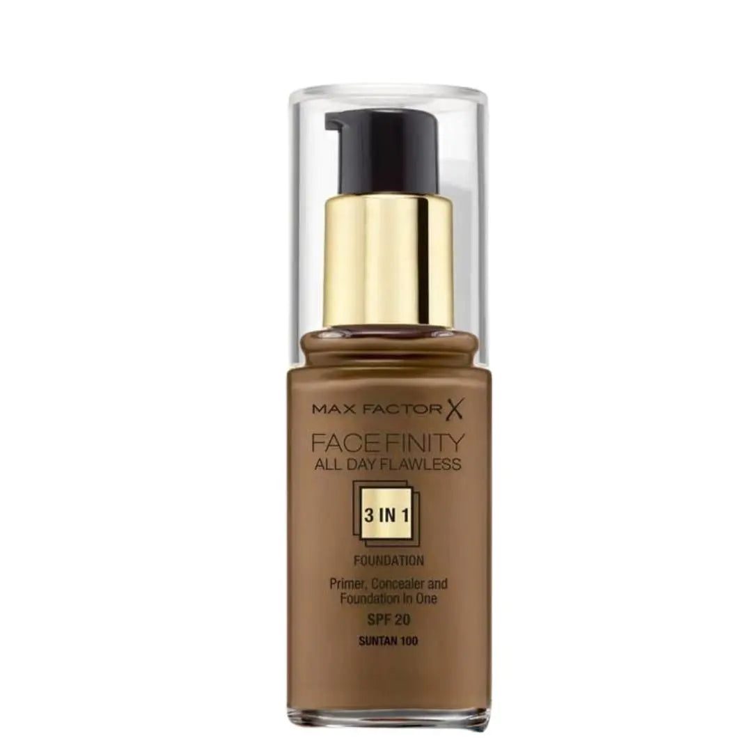 1 MaxFactor Max Factor 3 en 1 Fond de Teint Sun Tan 100 max factor x
