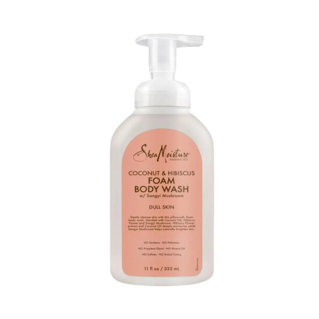1.0 shea moisture coconut & hibiscus Foam Body wash 325 ml SHEA MOISTURE