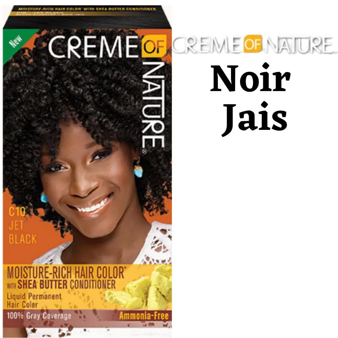 1.1 Creme Of Nature - C10 Couleur de cheveux riche Noir Jais CREME OF NATURE COL