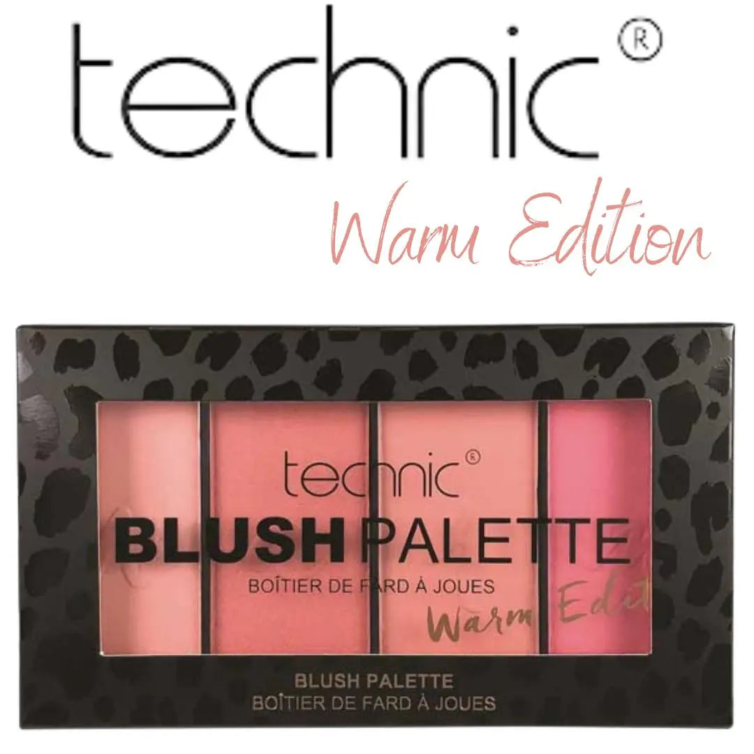 1.3 Technic Palette Blush 4 couleurs Warm Edit TECHNIC