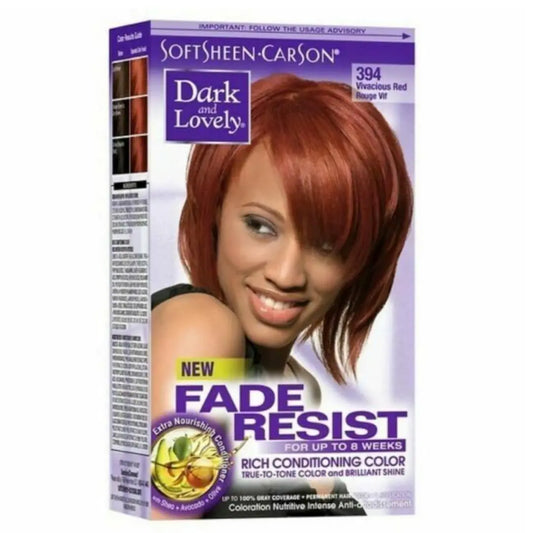 10. Dark & Lovely Fade Resist Rich Conditioning Hair Color, 394 Rouge vif DARK & LOVELY COL