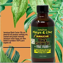 Charger l'image dans la galerie, 10.Jamaican Mango & Lime Huile de ricin noir et Tea Tree 118ml JAMAICAN MANGO & LIME
