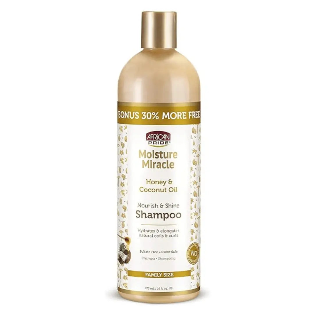 African Prde Shampoing Coco & Miel Hydratant MIRACLE 473 ML AFRICAN PRIDE