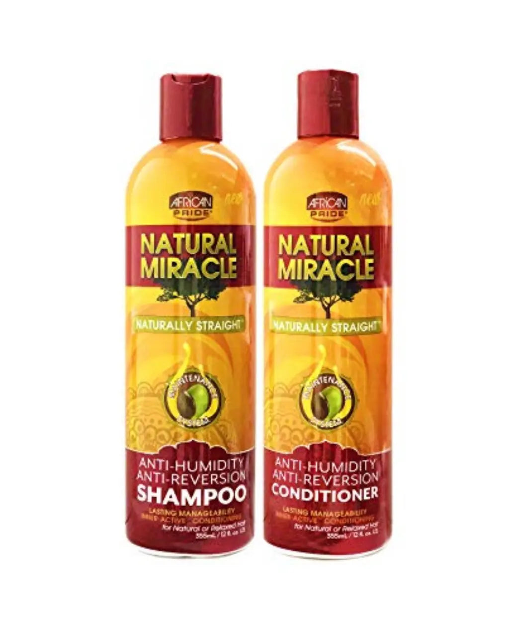 African pride Natural Miracle Shampoing & canditioner anti-reversion AFRICAN PRIDE