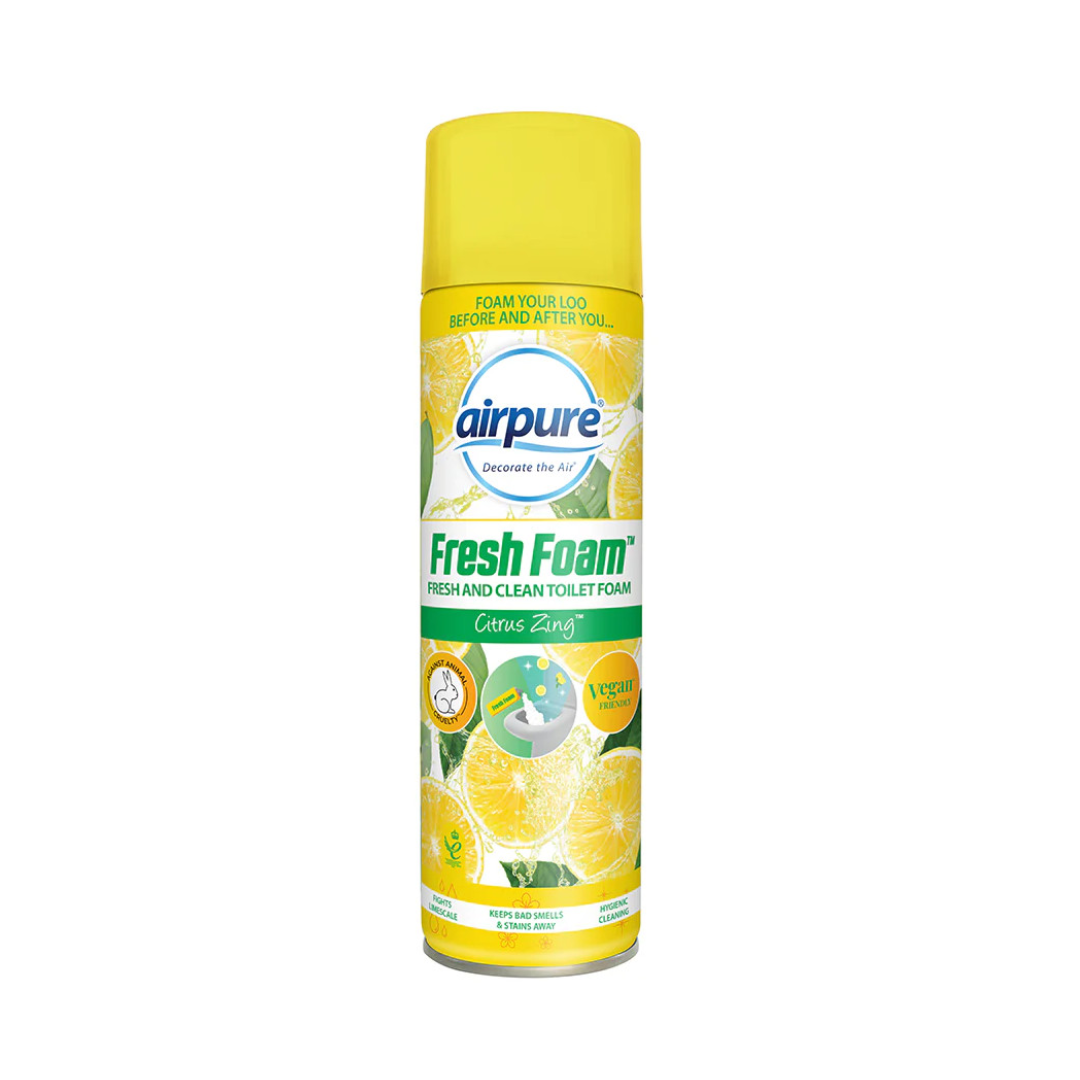 Airpure Mousse WC Désinfectante et Désodorisante Citrus Zing 500 Ml AIRPURE