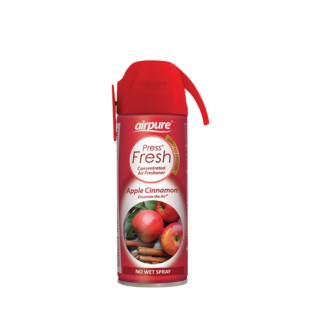 Airpure Spray Désodorisant et assainissant 2 en 1 Pomme Cannel ml AIRPURE