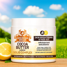 Charger l'image dans la galerie, American Dream Cocoa Butter Original Solid Complex Lemon 58g AMERICAN DREAM