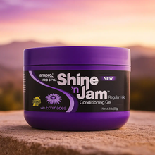 Charger l'image dans la galerie, Ampro Pro Styl Shine N 'Jam Gel Conditionneur Tenue Régulière 227 g SHINE'N JAM