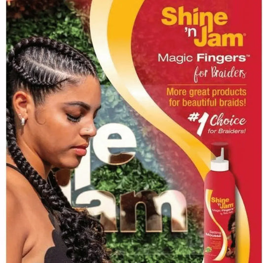 Ampro Shine N Jam Magic Fingers Mousse Fixante 354 ml SHINE'JAM