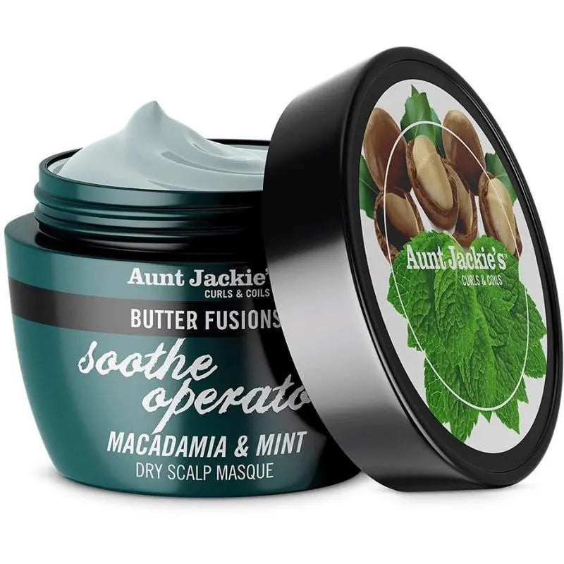 Aunt Jackie's Masque Macadamia & Menthe 227 G AUNT JACKIE'S