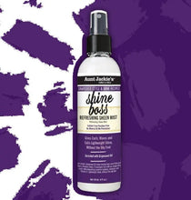 Charger l'image dans la galerie, Aunt Jackie's Sérum lustrant pour boucles VITAMINE E et RICIN 118ml (Shine Boss) AUNT JACKIE'S