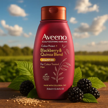 Charger l'image dans la galerie, Aveeno Protection des couleurs Shampooing capillaire avec mûre et quinoa, 354 ml AVEENO