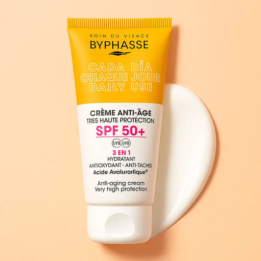 BYPHASSE – Crème Anti-Âge SPF 50+ Usage Quotidien 50 ML BYPHASSE