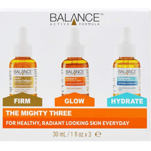 Charger l'image dans la galerie, Balance Active Formula The Mighty Three (3 X 30 ml) - Ingrédients actifs révolutionnaires, résultats visibles BALANCE ACTIVE