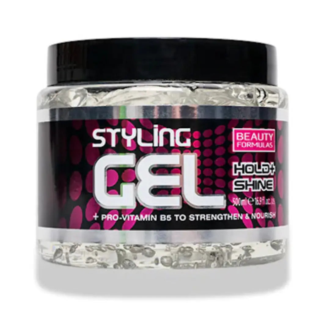 Beauty Formulas Gel coiffant tenue + brillance 500 ml BEAUTY FORMULAS
