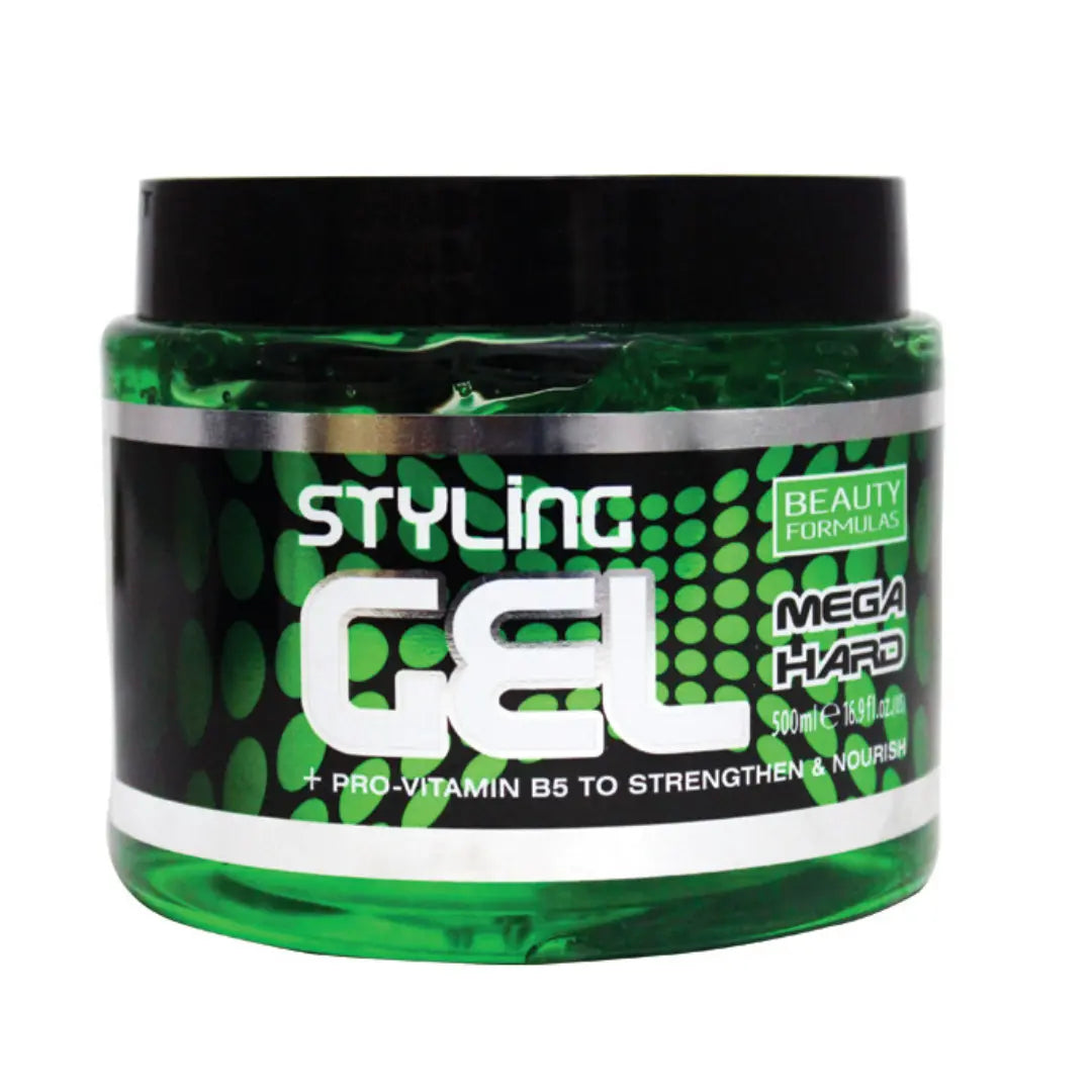 Beauty Formulas Mega gel coiffant pour cheveux difficile 500 ml BEAUTY FORMULAS