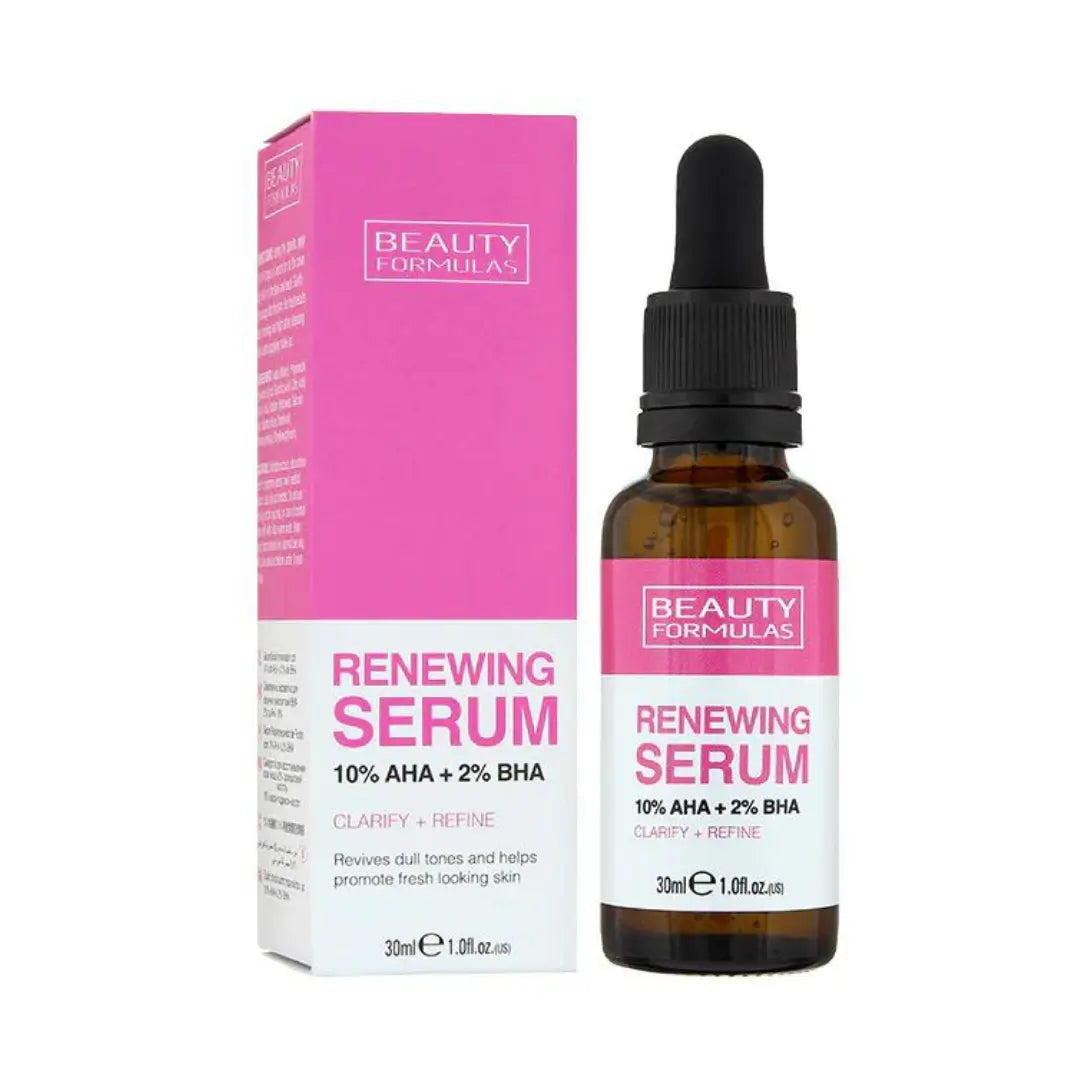 Beauty Formulas Sérum Visage Régénérant 10% AHA + 2% BHA - 30ml BEAUTY FORMULAS