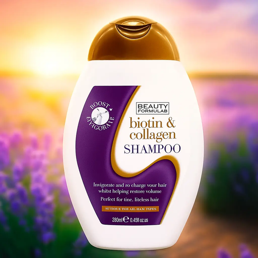 Beauty Formulas - Shampooing à la biotine et au collagène - Cheveux fins 250 ml BEAUTY FORMULAS