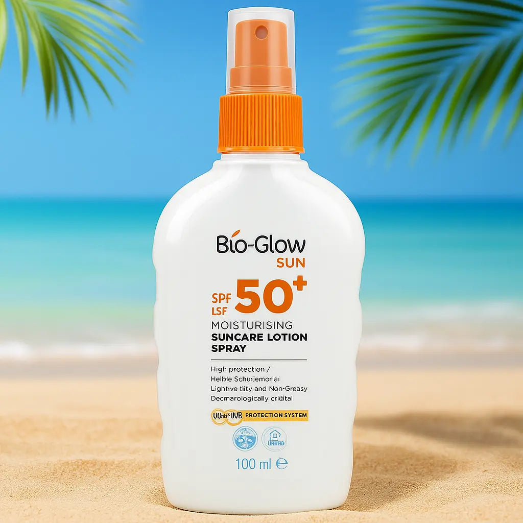 Bio-Glow Sun – Moisturising Suncare Lotion Spray SPF50+ (100 ml). BIO GLOW