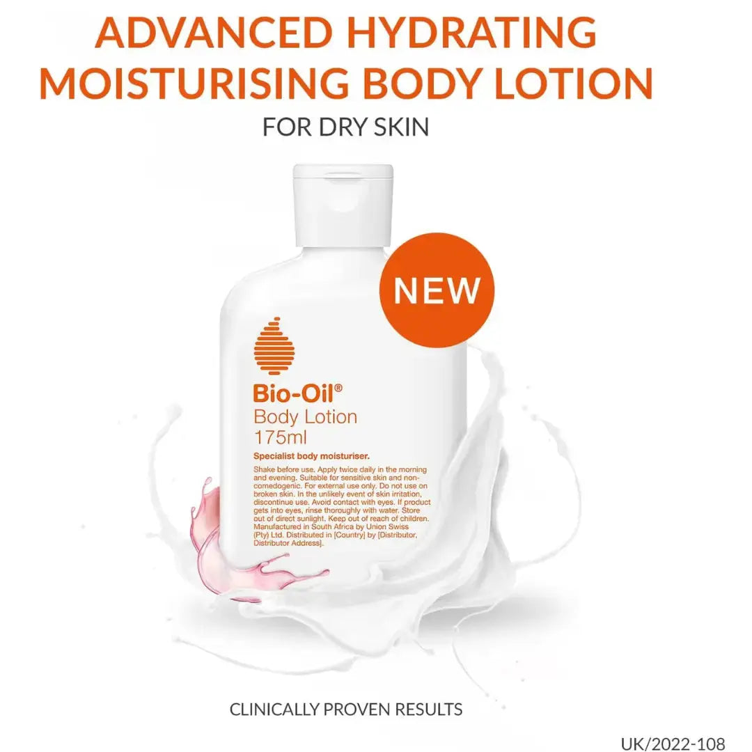 Bio-Oil Body Lotion 175 ml - Hydratant corporel ultra-léger pour peaux sèches 175 ML BIO OIL
