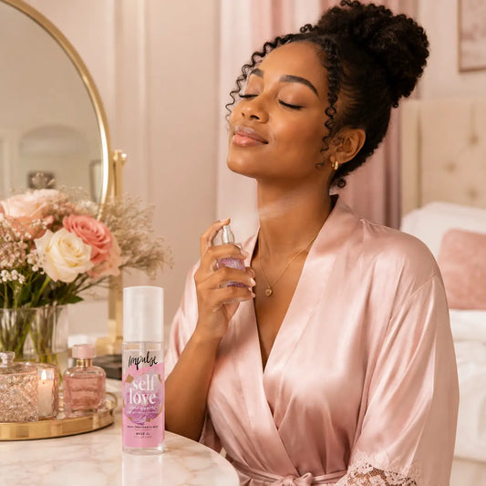 Brume Parfumée Corps Impulse Self Love Rose Quartz — Rose, Patchouli, Cèdre