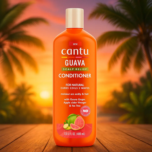 Cantu Conditioner pour soulager le cuir chevelu à la goyave et au gingembre 400 ml CANTU