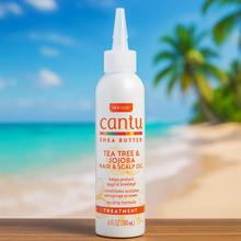 Charger l'image dans la galerie, Cantu Tea Tree & Jojoba Hair & Scalp Oil 180 Ml CANTU