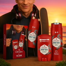 Charger l'image dans la galerie, Coffret cadeau Old Spice Deep Sea Deo Stick 50 ml + Gel douche 250 ml OLD SPICE