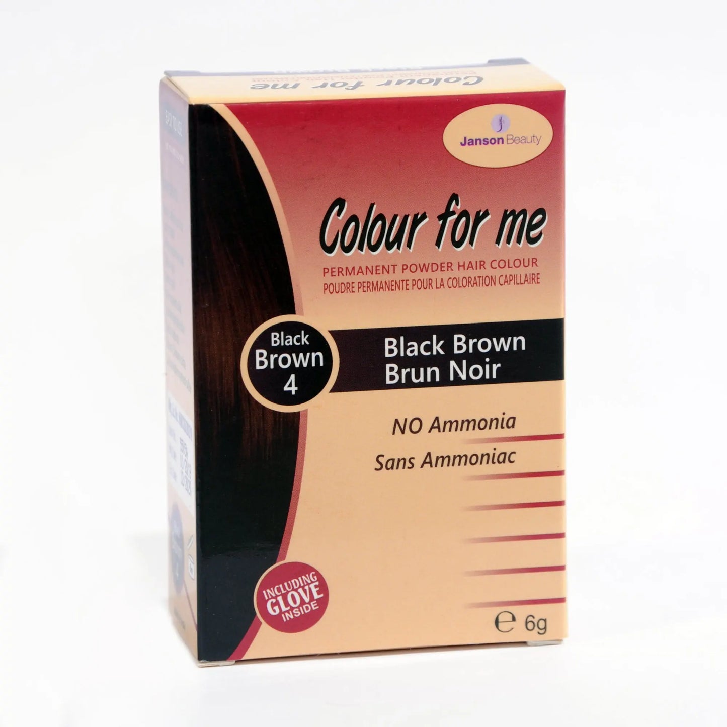 Colour for Me Poudre pour teindre les cheveux en Brun Noir Colour For me