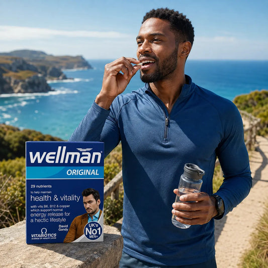 Complément multivitaminé Vitabiotics Wellman Original homme — 30 comprimés