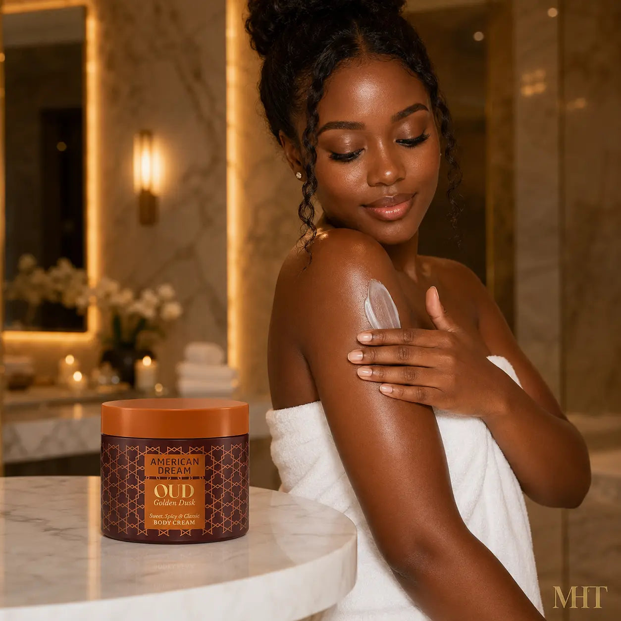 Crème Corps Parfumée American Dream Oud Golden Dusk — 500 ml