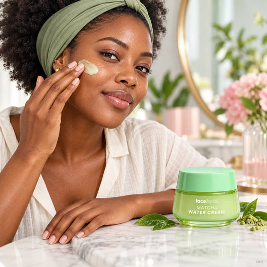 Crème Hydratante Gel-Eau Face Facts Matcha Glow — Peptides & Niacinamide — 50 ml
