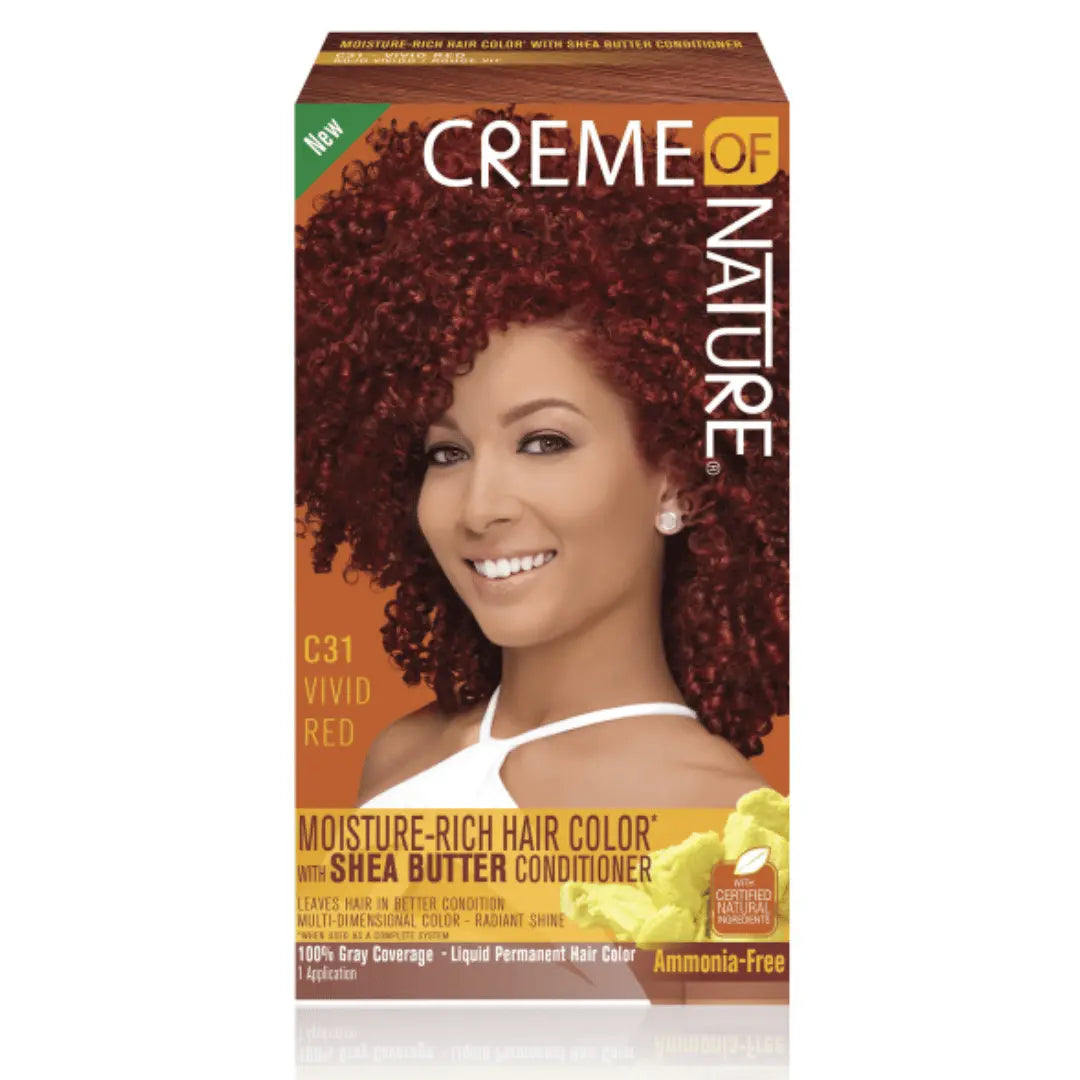 Creme Of Nature Permanent Couleur de cheveux crème de la nature C31 Vivid Red CREME OF NATURE COL