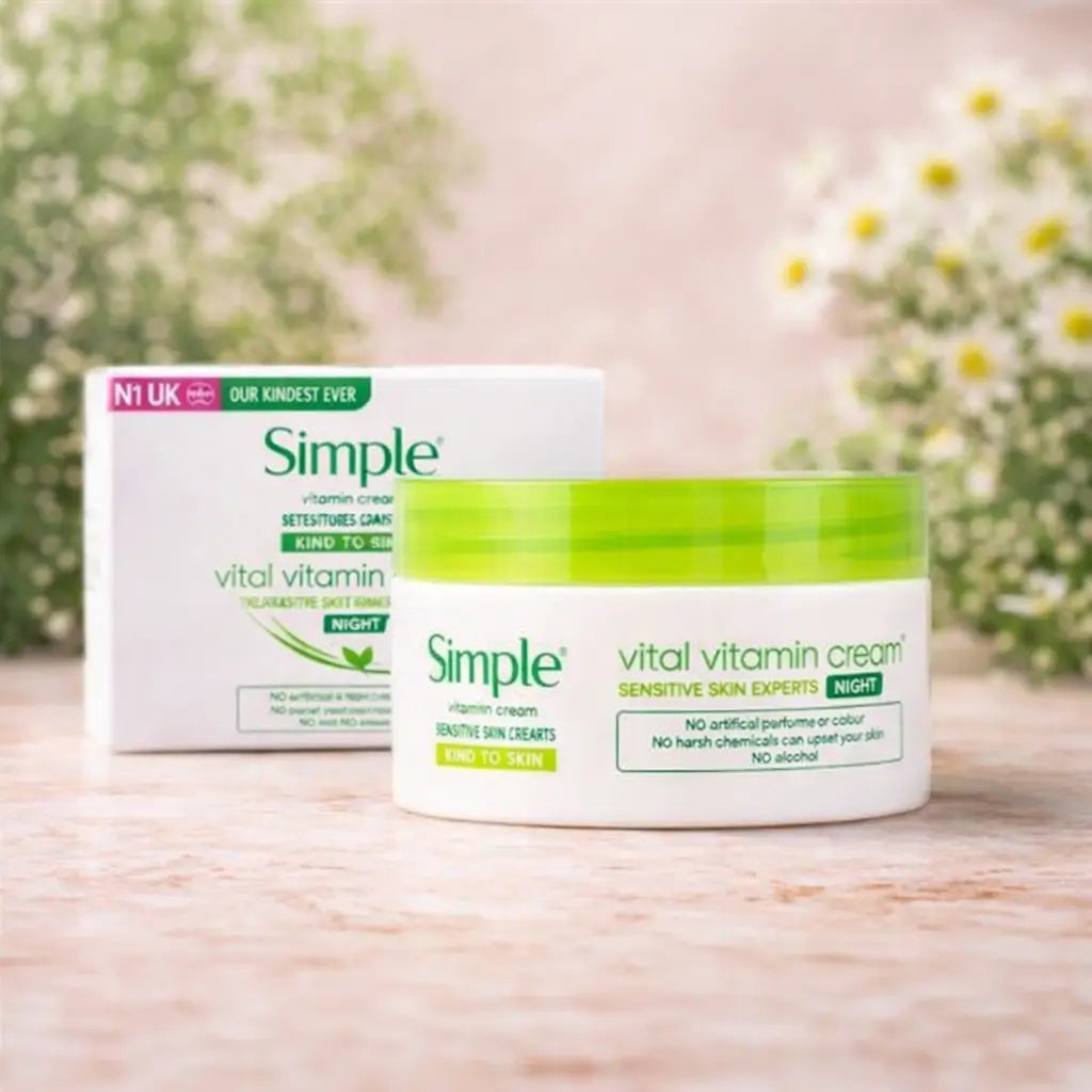 Crème de Nuit Simple Vitamines Essentielles — 50 ml