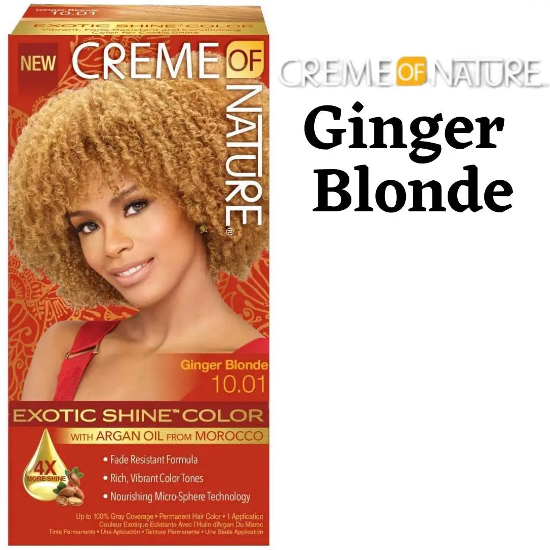 Creme of Nature Permanent Hair Exotic Shine Color Ginger Blonde CREME OF NATURE COL
