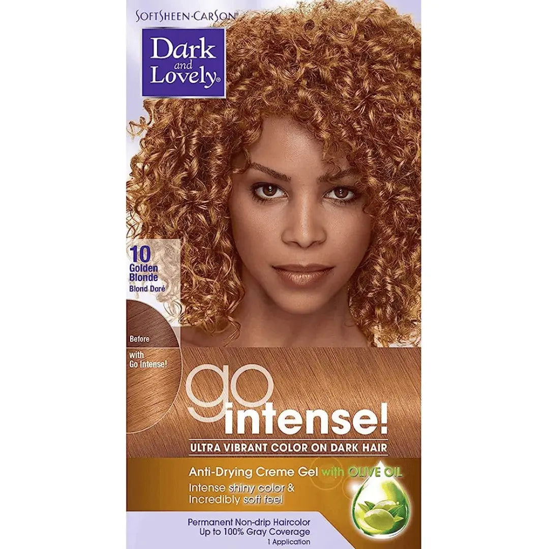 Dark and Lovely Go Intense! Couleur des cheveux n ° 10 Blond dore DARK & LOVELY