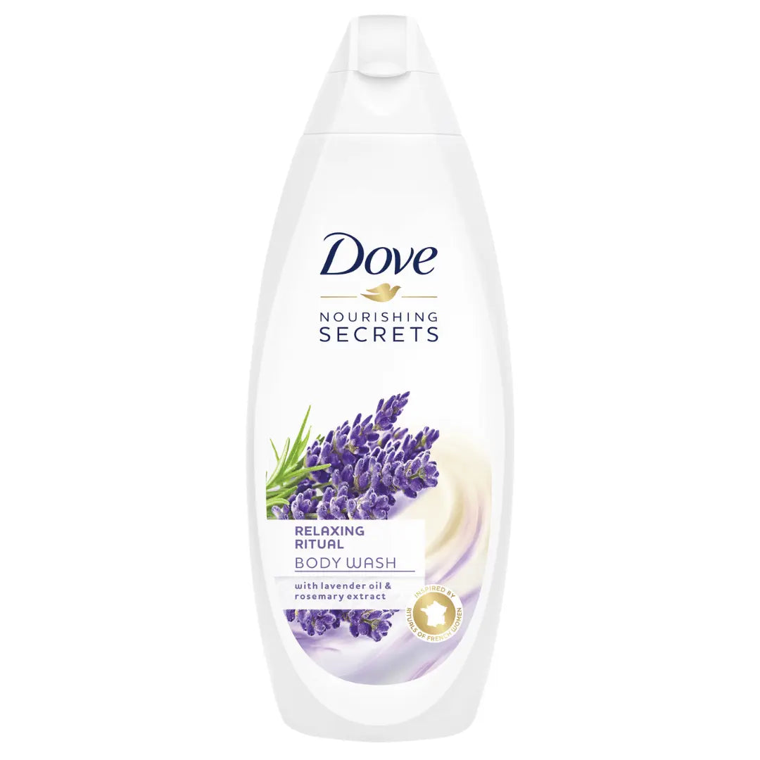 Dove Gel douche Relaxant a base de lavande et extrait de romarin 500 ML DOVE