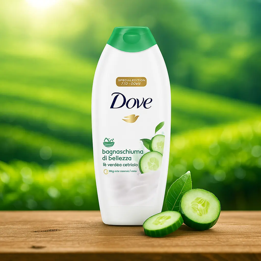 Dove Gel douche bain moussant 2 en 1 Concombre et thé vert 750 ml DOVE