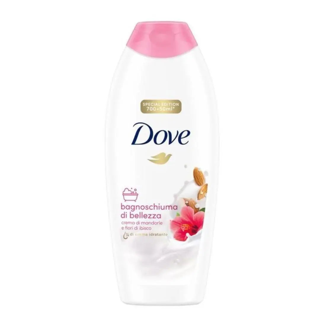 Dove Gel douche bain moussant 2 en 1 a Base D'Amande Et D'Hibiscus 750 ml DOVE