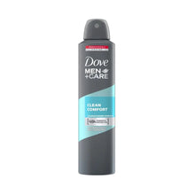 Charger l'image dans la galerie, Dove Men + Care Dry Spray Antitranspirant Clean Comfort 250 mL DOVE