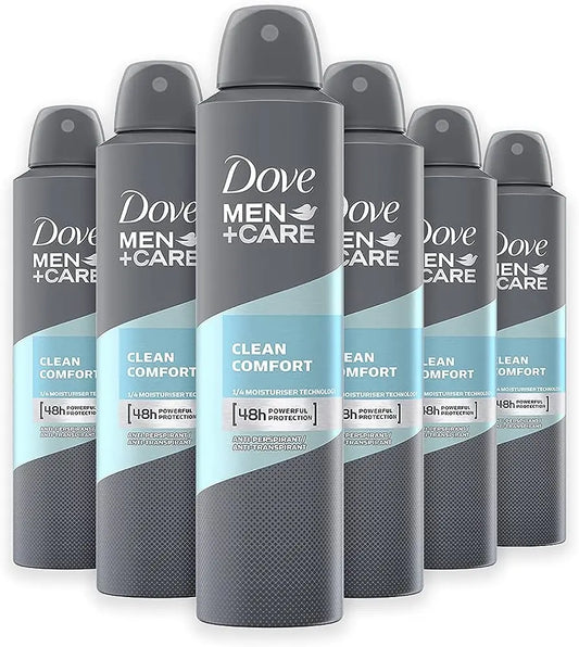 Dove Men + Care Dry Spray Antitranspirant Clean Comfort 250 mL DOVE