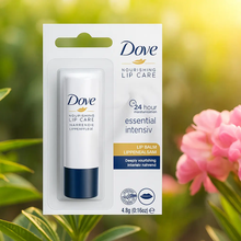 Charger l'image dans la galerie, Dove Nourishing Lip Care Baume à Lèvres Essentiel 4.8g. DOVE