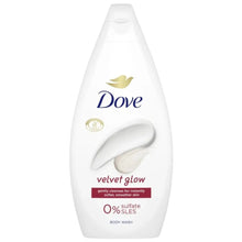 Charger l'image dans la galerie, Dove Velvet Glow 0 % Sulfate Nettoyant pour le corps - 450ml DOVE