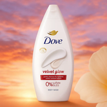 Charger l'image dans la galerie, Dove Velvet Glow 0 % Sulfate Nettoyant pour le corps - 450ml DOVE