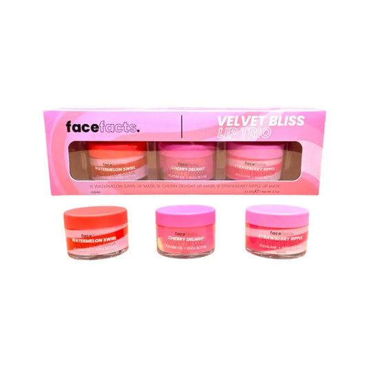 Face Facts Coffret cadeau trio de lèvres Velvet Bliss 3 x 20 g Face Facts